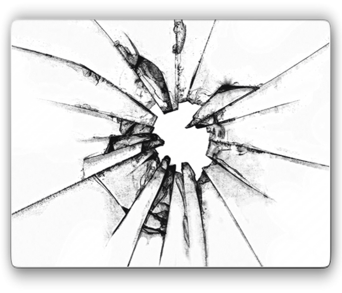 700x600 Broken Glass