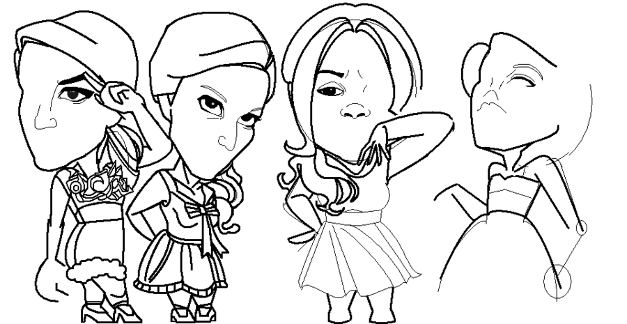 900x465 Unfinished Glee Drawing By Stberrylove