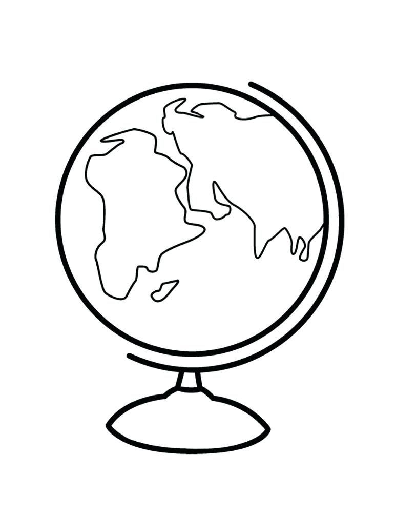 773x1000 Globe Coloring Pages Free Globe Coloring Pages To Print For Kids