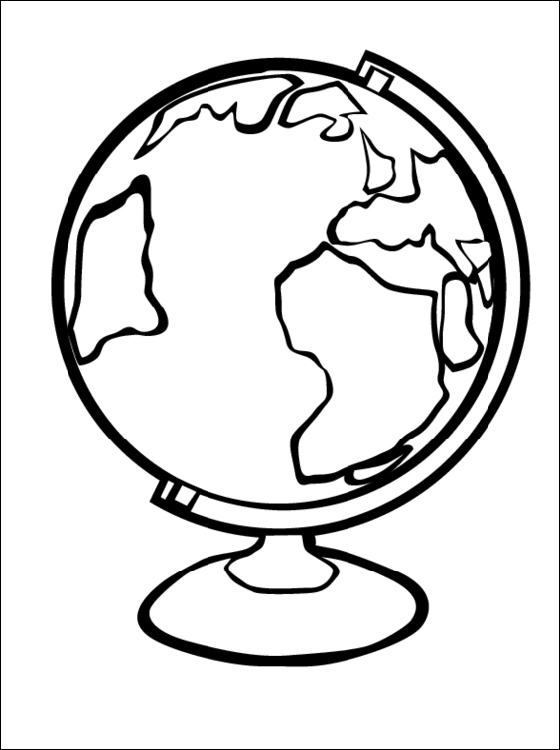 560x750 Globe Coloring Page Coloring Pages 17 Free