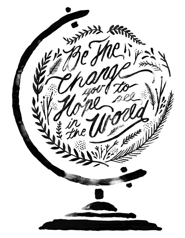 600x771 Painting Idea Globe Artsy Craftsy Typography