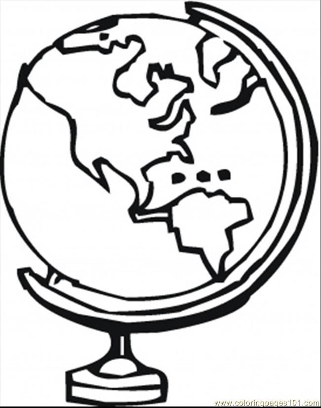 650x827 Delighted Globe Coloring Page World Pages Home