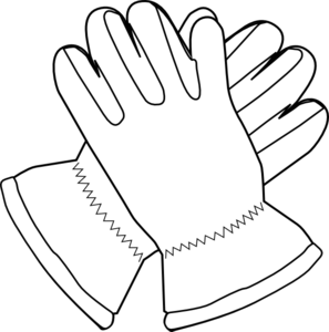 297x300 Gloves Outline Clip Art