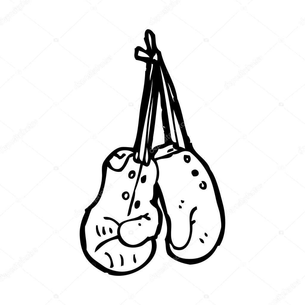1024x1024 Boxing Gloves Drawing Stock Vector Lineartestpilot
