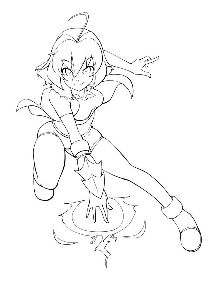 736x981 Glow Elle Lineart By Nsio Art