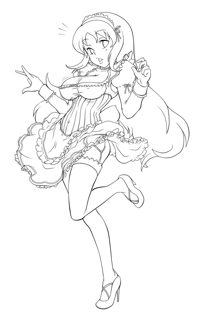 691x1156 Glow Estelle Lineart By Nsio