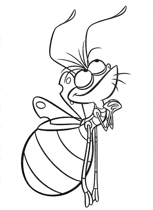 518x713 Ray The Firefly Coloring Page