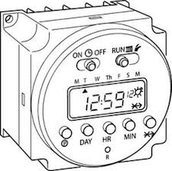603x600 Worm Ultracom2 Digital Clock (0020095197)