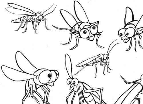 500x363 I Hate Flies And Gnats But Have To Draw Them So Cute. Yi's Blog