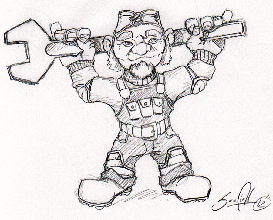 900x728 Wow Art Gnome Engineer By Pscof42