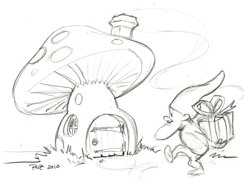 800x602 Zillustration Studio News Gnome For Holidays Sketch