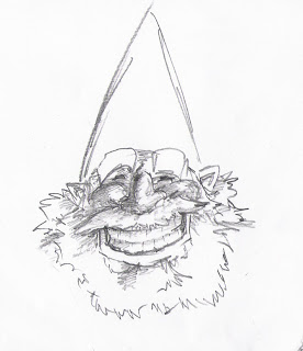 276x320 Royal Artist Family Christmas Card 2006 (Drunken Gnomes)