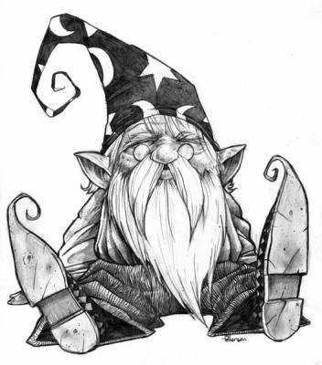 352x400 Wizard Zentangles Gnomes, Fairy And Draw