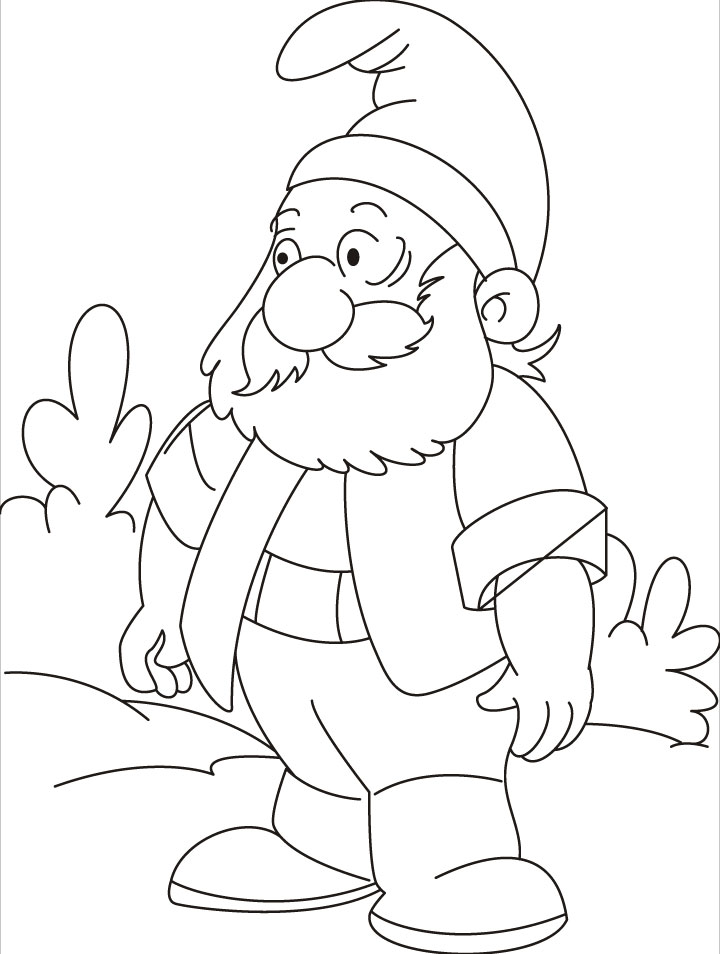 720x954 Gnome Coloring Pages Gnomes Lost His Way Could You Help Him