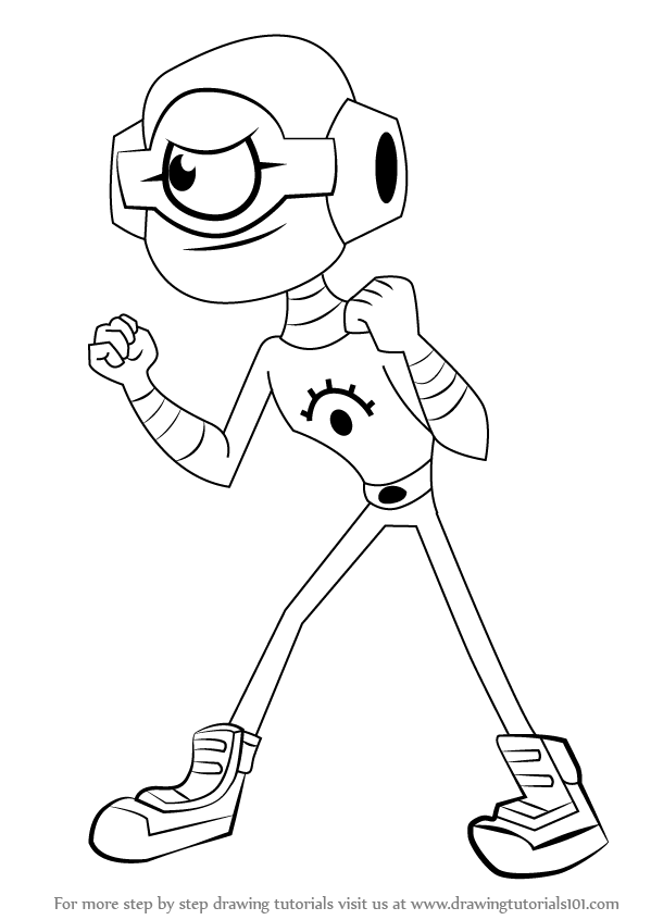 599x846 Teen Titans Go! Drawing Tutorials