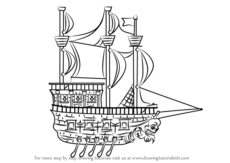 800x567 Learn How To Draw Flying Dutchman From Terraria (Terraria) Step By