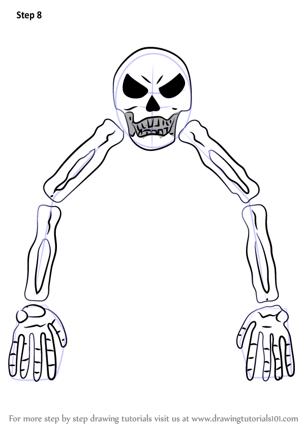 598x844 Learn How To Draw Skeletron From Terraria (Terraria) Step By Step