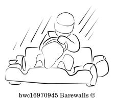 223x194 51 Go Kart Silhouette Posters And Art Prints Barewalls