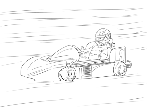 480x360 Go Kart Coloring Page Free Printable Coloring Pages