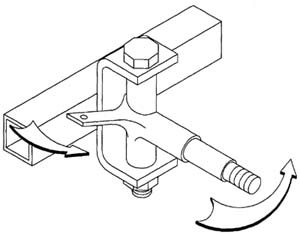 300x235 Build Your Own Go Kart Front Wheelsteering Assembly