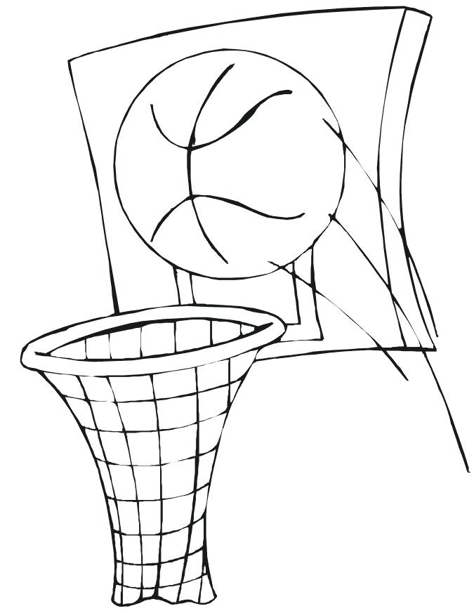 675x873 Good Basketball Hoop Coloring Page Best Of By Pages Goal Sheet