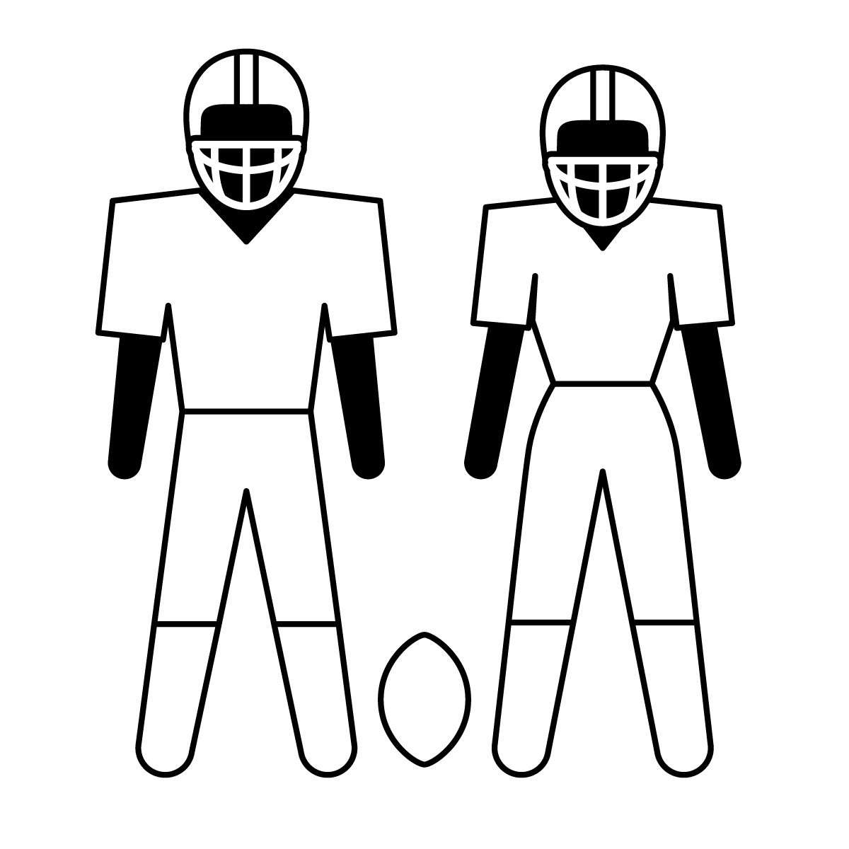 1200x1200 Image Of American Football Clipart