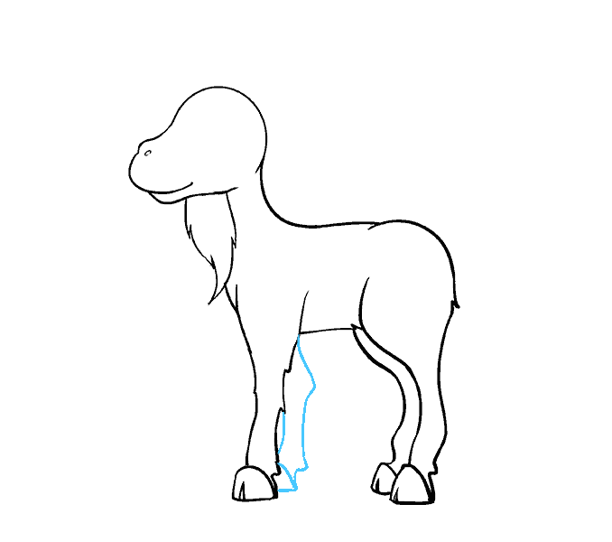 678x600 How To Draw A Cartoon Goat In A Few Easy Steps Easy Drawing Guides