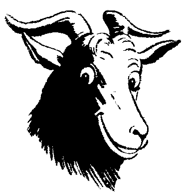 367x394 Billy Goat Head Clipart