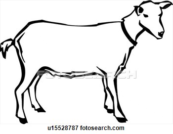 350x271 Drawing Clipart Goat