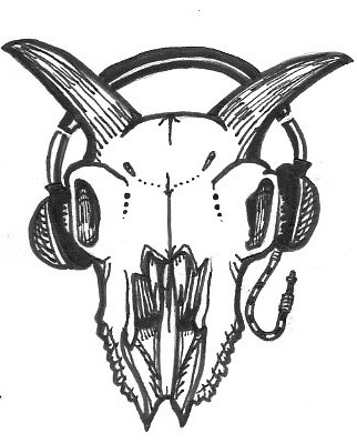 322x400 Goat Skull Recording Logo As I Have Noted In Other