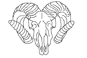 300x200 Goat Skull By Brennans