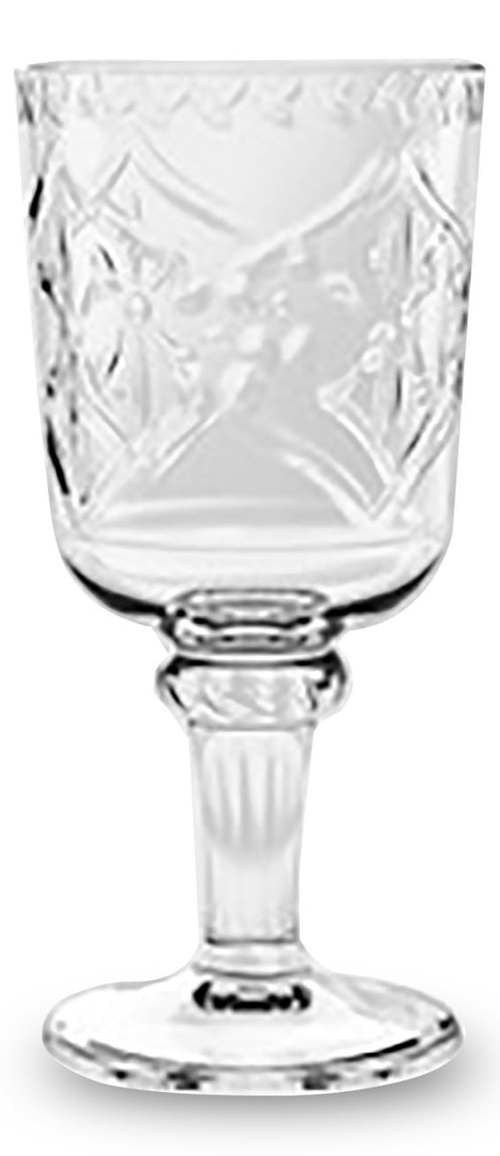 562x1300 Tarhong Scroll Cut Plastic 16.9 Oz. All Purpose Goblet Set Of 6 Ebay