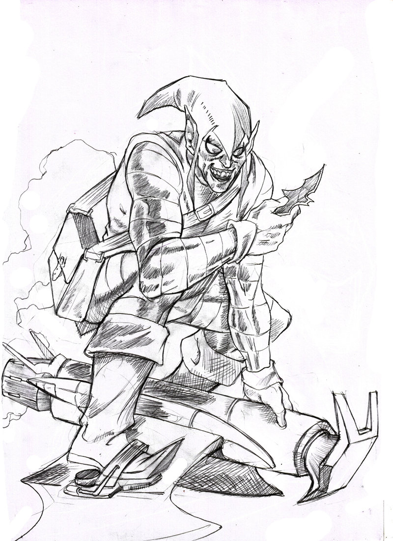 800x1100 Green Goblin By Santini