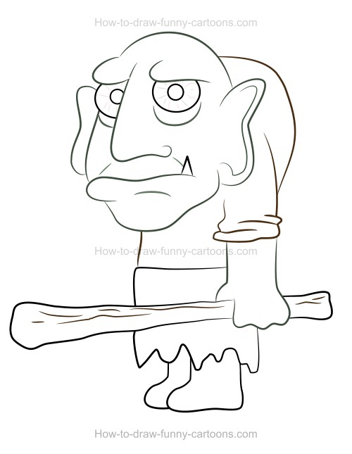 500x645 How To Draw A Goblin