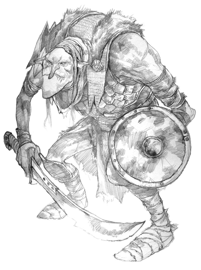 772x1035 Goblin Chieftain By Jonhodgson