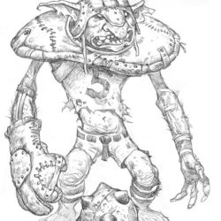 250x250 Goblin Drawing, Pencil, Sketch, Colorful, Realistic Art Images
