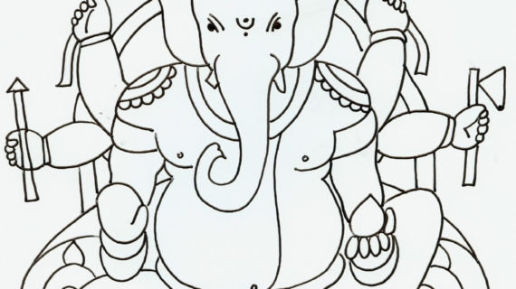 570x320 Simple Drawing Of Lord Ganesha How To Draw Lord Ganesha