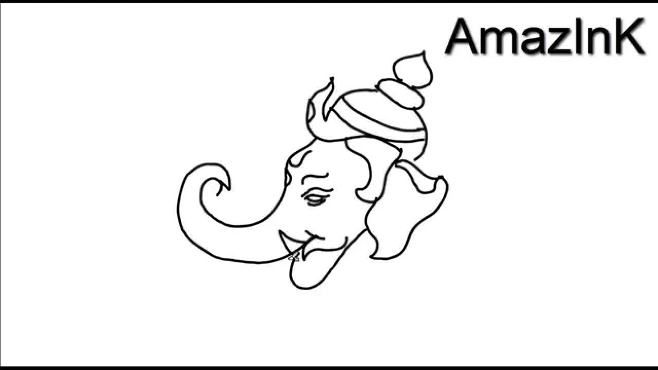 1280x720 Learn How To Draw Lord Ganesha