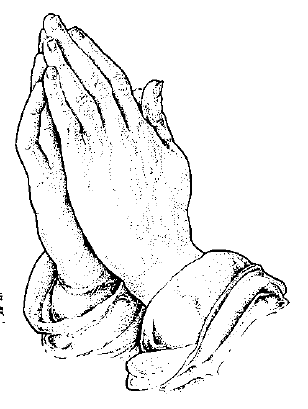 308x409 Praying Hands With Rosary Beads Clip Arts And Cross Coloring Pages