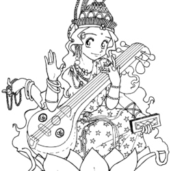 250x250 Goddess Drawing, Pencil, Sketch, Colorful, Realistic Art Images