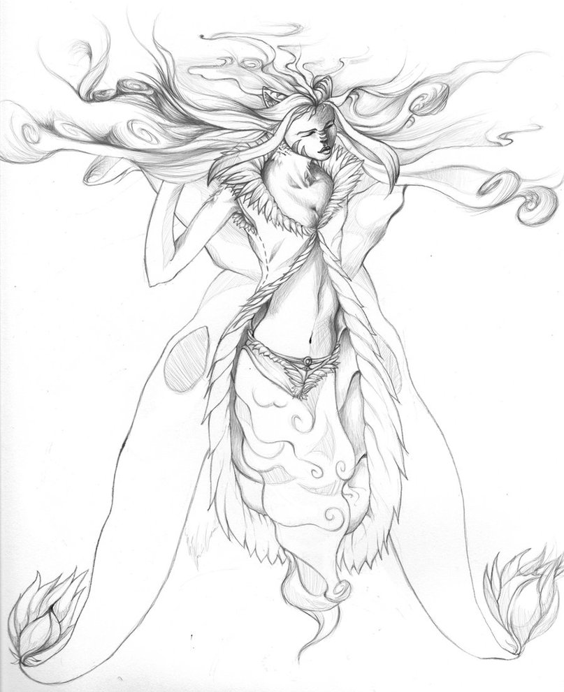 807x991 Wind Goddess By Azkai