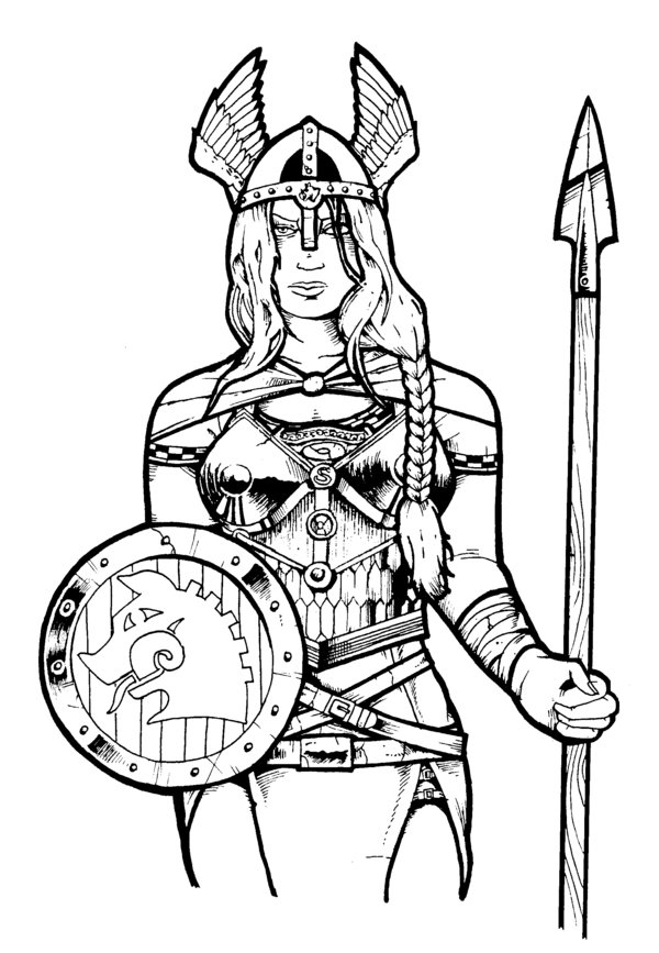 600x867 Freyja, Goddess Of Battle By Darkjimbo