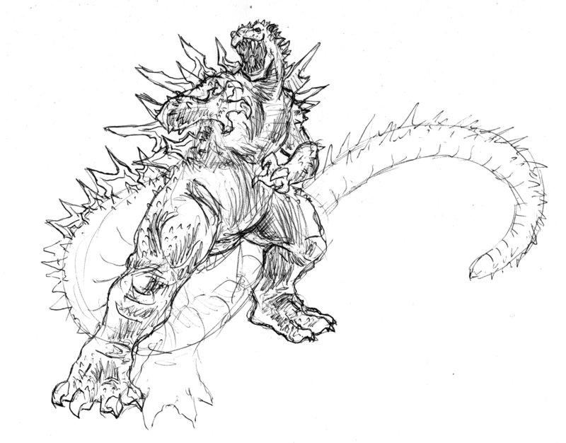 800x626 Godzilla Is Cool By Arvalis