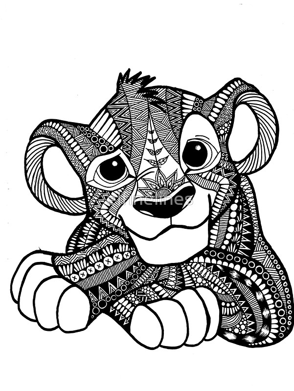 601x800 Zentangles Disney