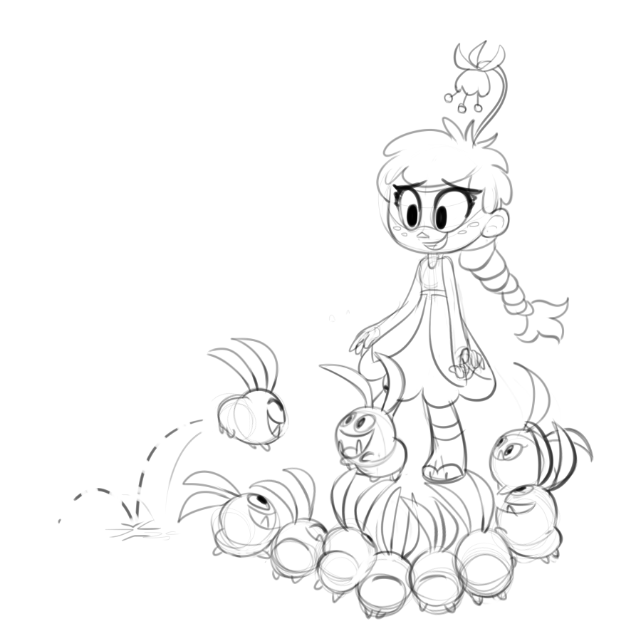 900x900 Just Goggles' Art Kiazuki Sketch. She Deserves All Her Little