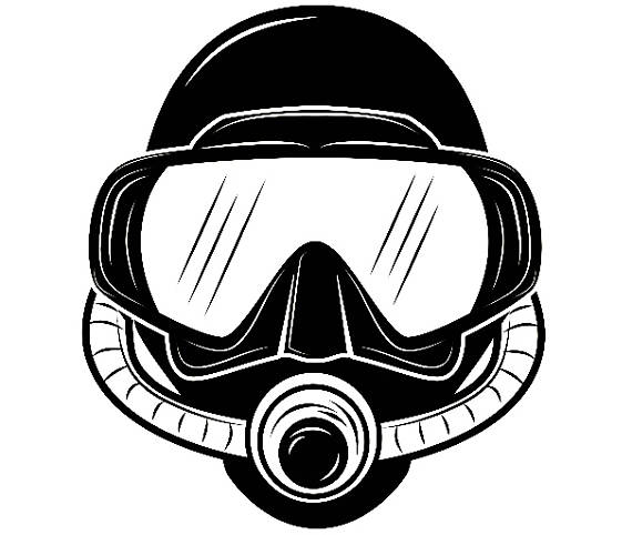 570x482 Scuba Diving Mask 4 Air Regulator Goggles Snorkel Snorkeling