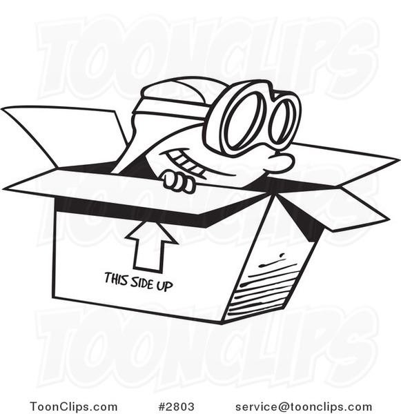 581x600 Cartoon Black White Line Drawing Of A Boy Wearing Goggles