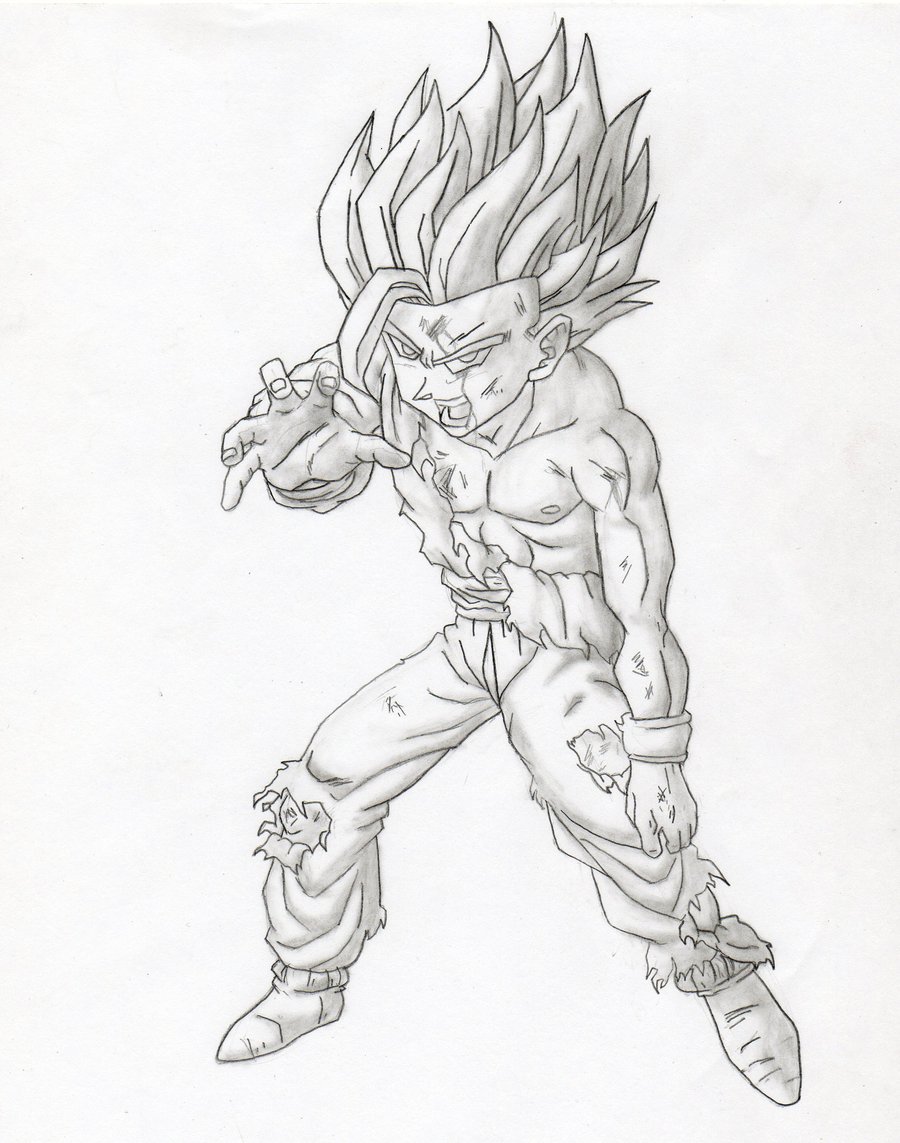900x1143 Gohan Ssj2 By Grim Zitos