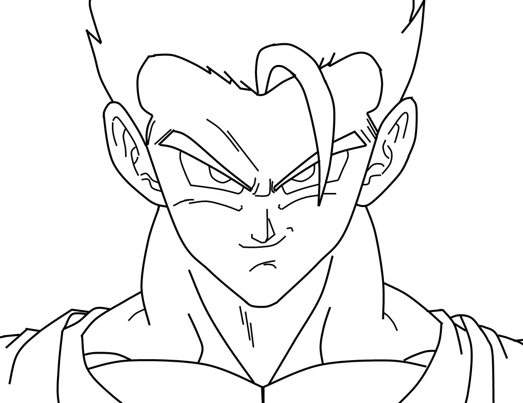 1037x800 Gohan Closeup Wip By Carapau