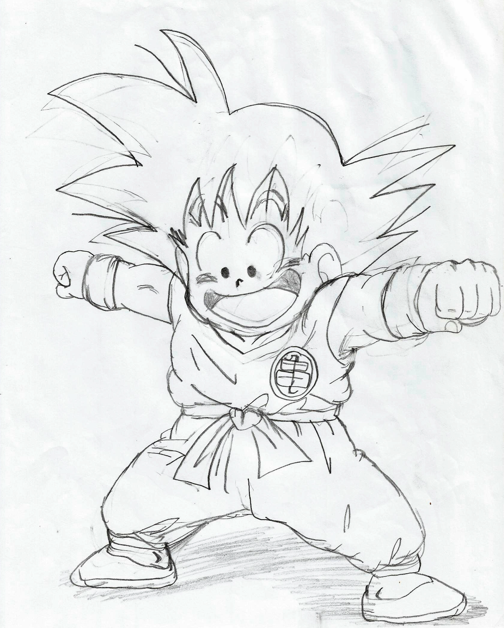 1686x2100 Dragon Ball Z Drawing How To Draw A Dragon Ball Z Gohan Solution